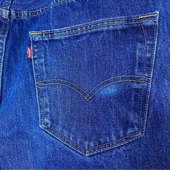 Levi Strauss - Men’s 501 button down Dark Blue Jeans - 38x29 - Picture 9 of 10